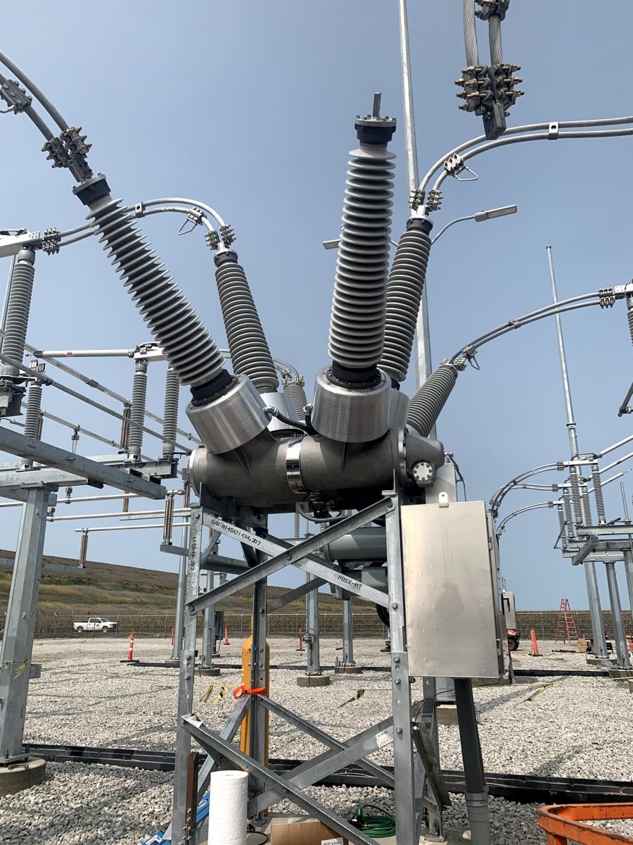 Field service at industrial power site